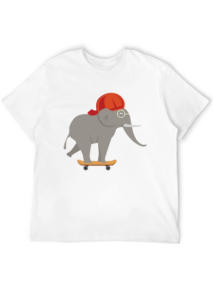Skateboarding Elephant T-Shirt