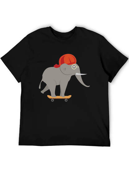 Skateboarding Elephant T-Shirt