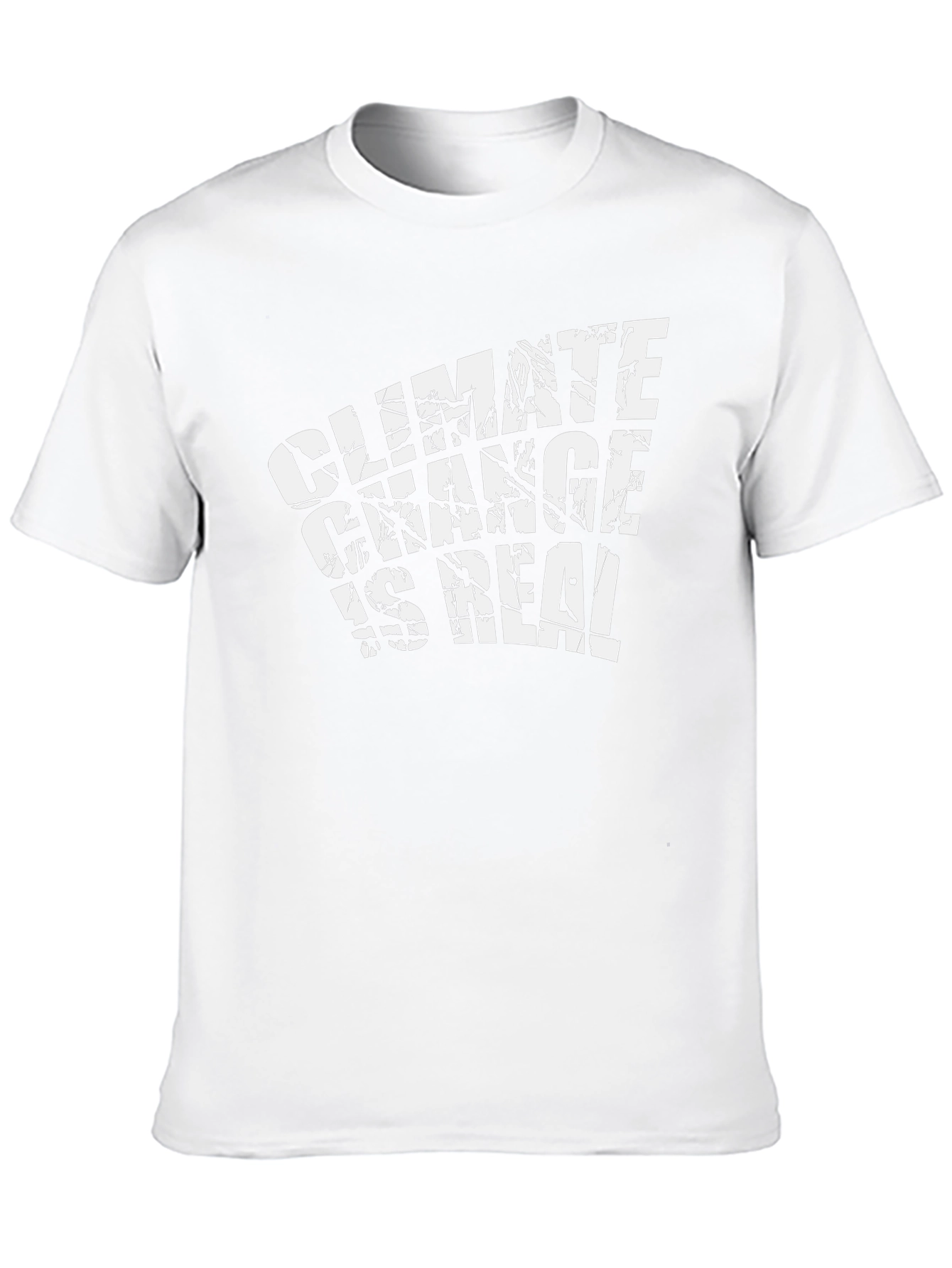Climate Change is Real Graphic Tee - Black