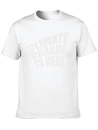 Climate Change is Real Graphic Tee - Black