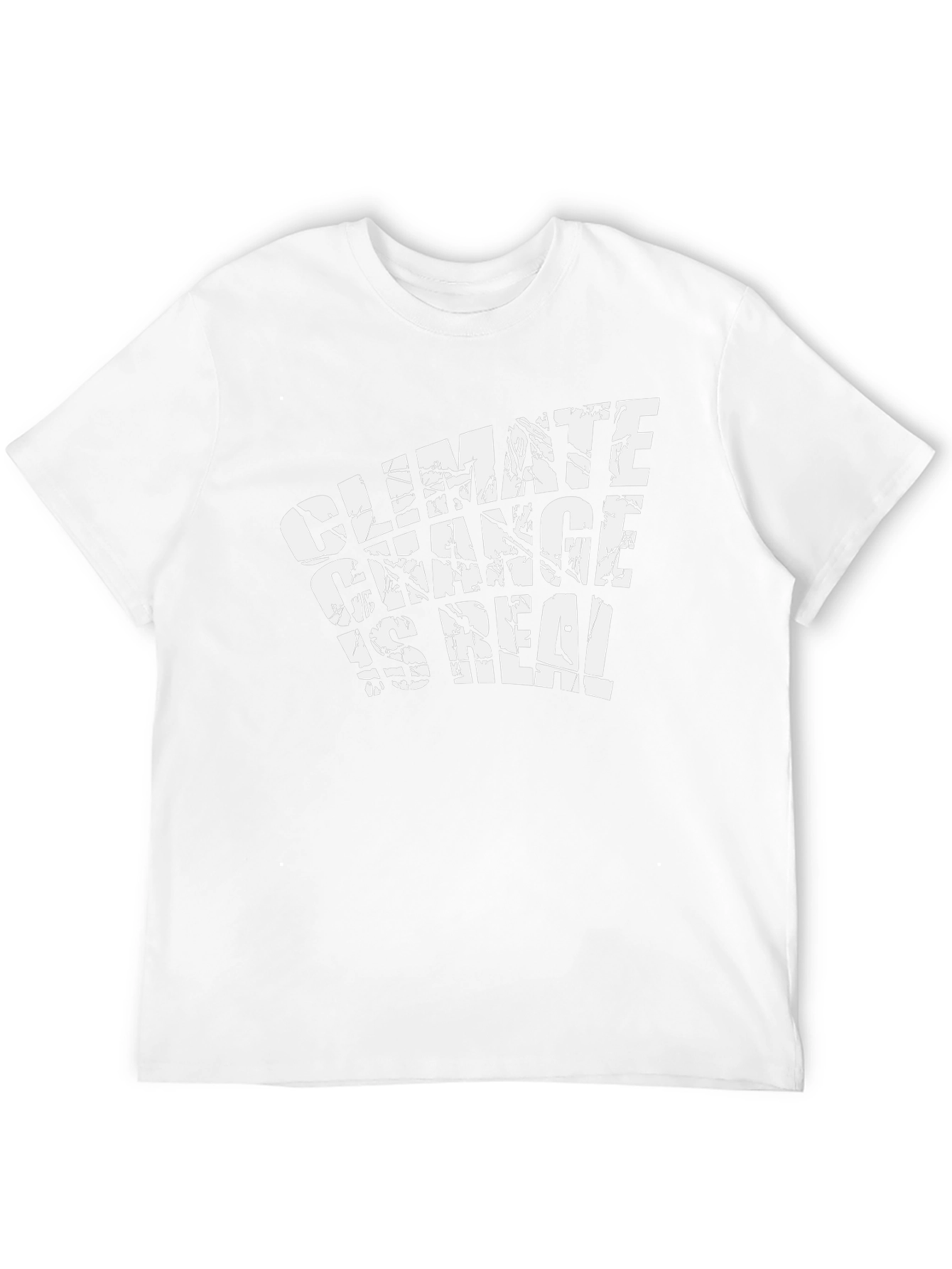 Climate Change is Real Graphic Tee - Black