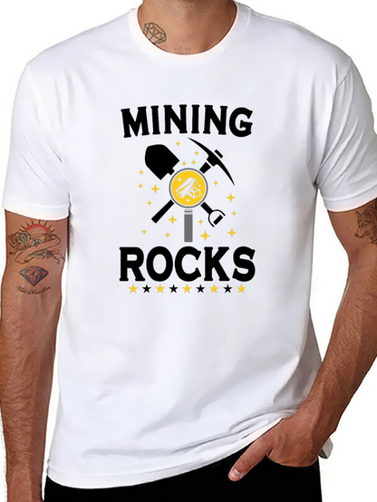 Mining Rocks T-Shirt - Black