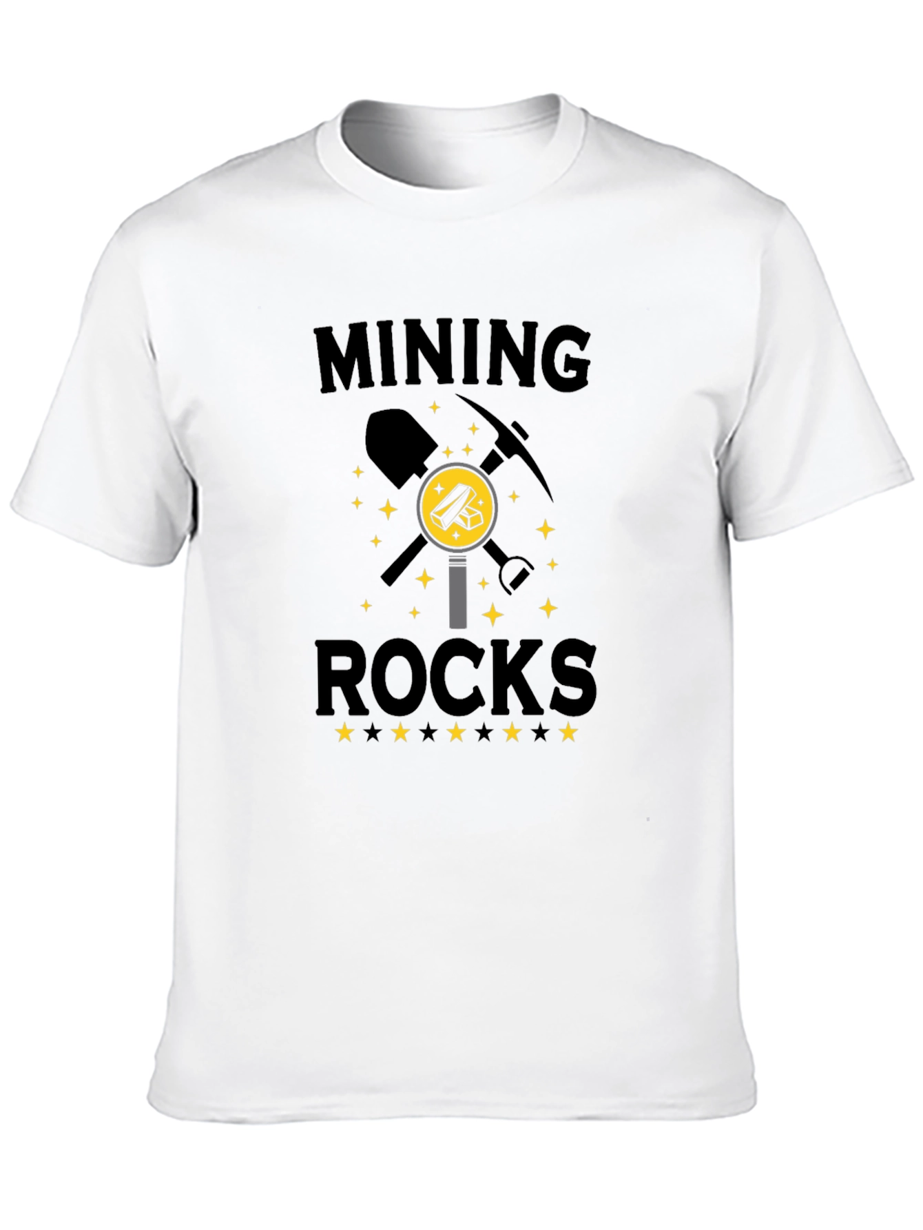 Mining Rocks T-Shirt - Black