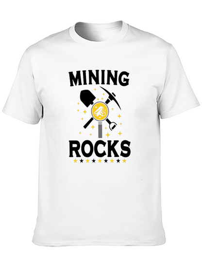 Mining Rocks T-Shirt - Black