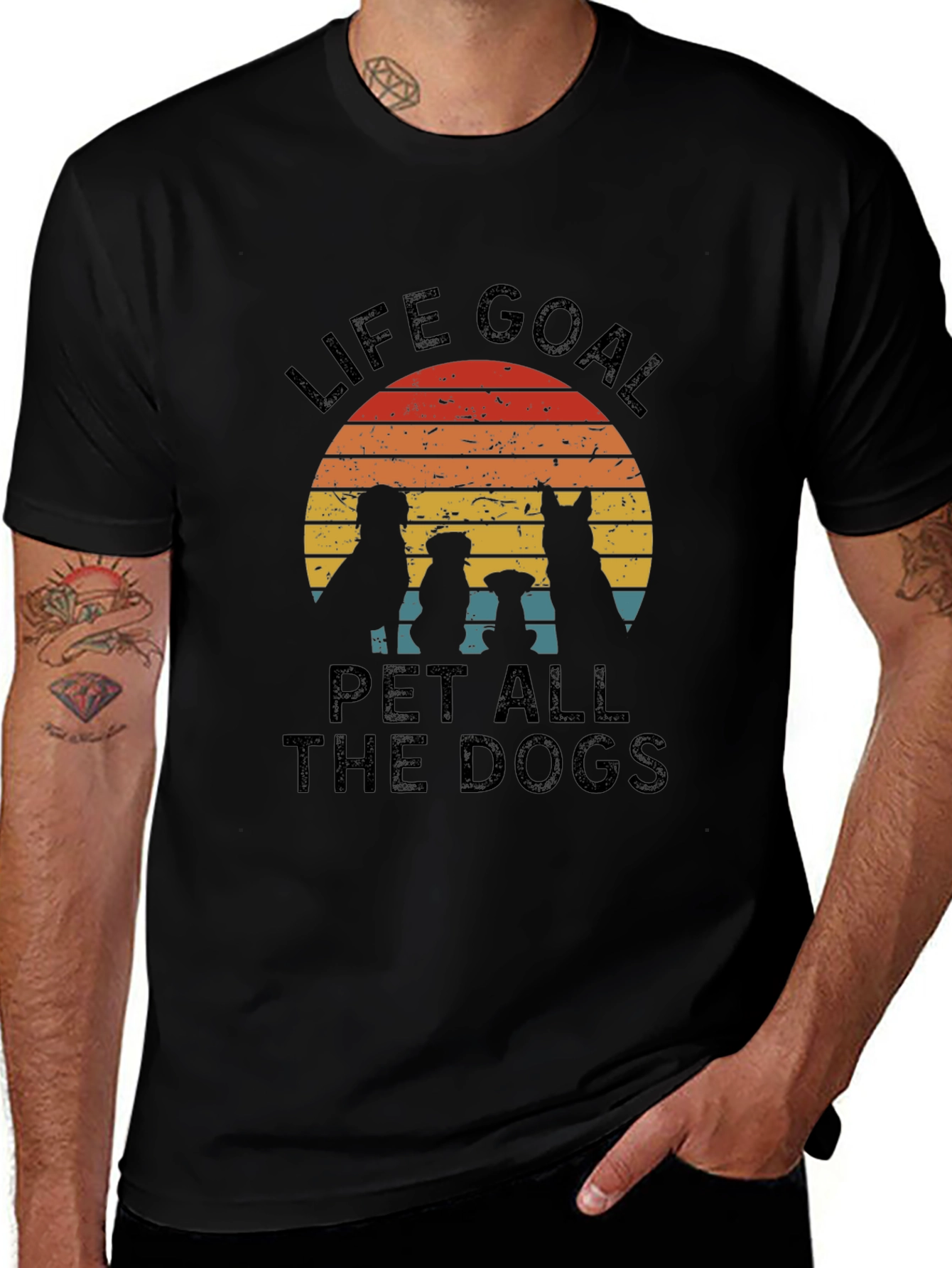 Life Goal Pet All the Dogs T-Shirt