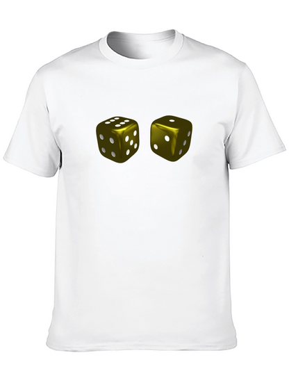 Dice Graphic T-Shirt - Casual Style