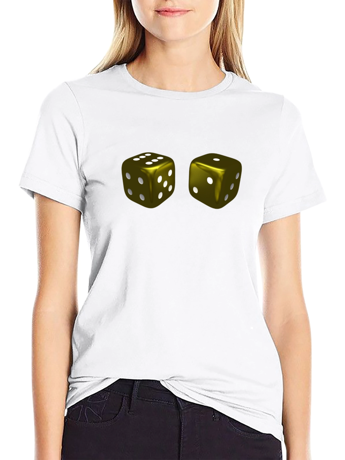 Dice Graphic T-Shirt - Casual Style
