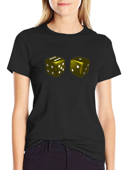 Dice Graphic T-Shirt - Casual Style