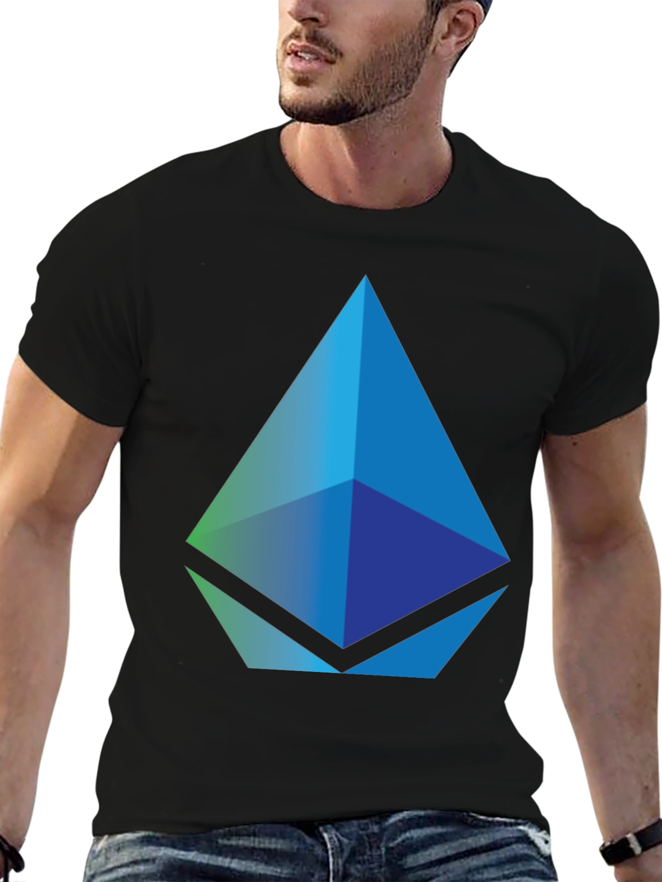 Ethereum Logo Black T-Shirt