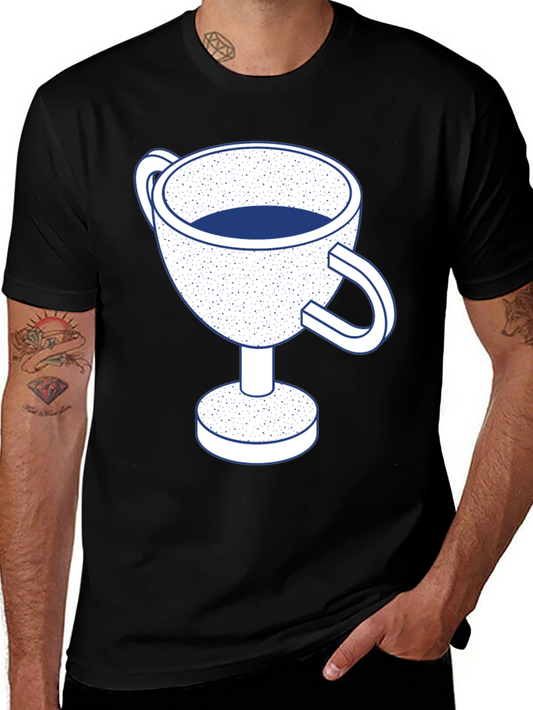 Trophy Graphic Tee - Unique Cup Design