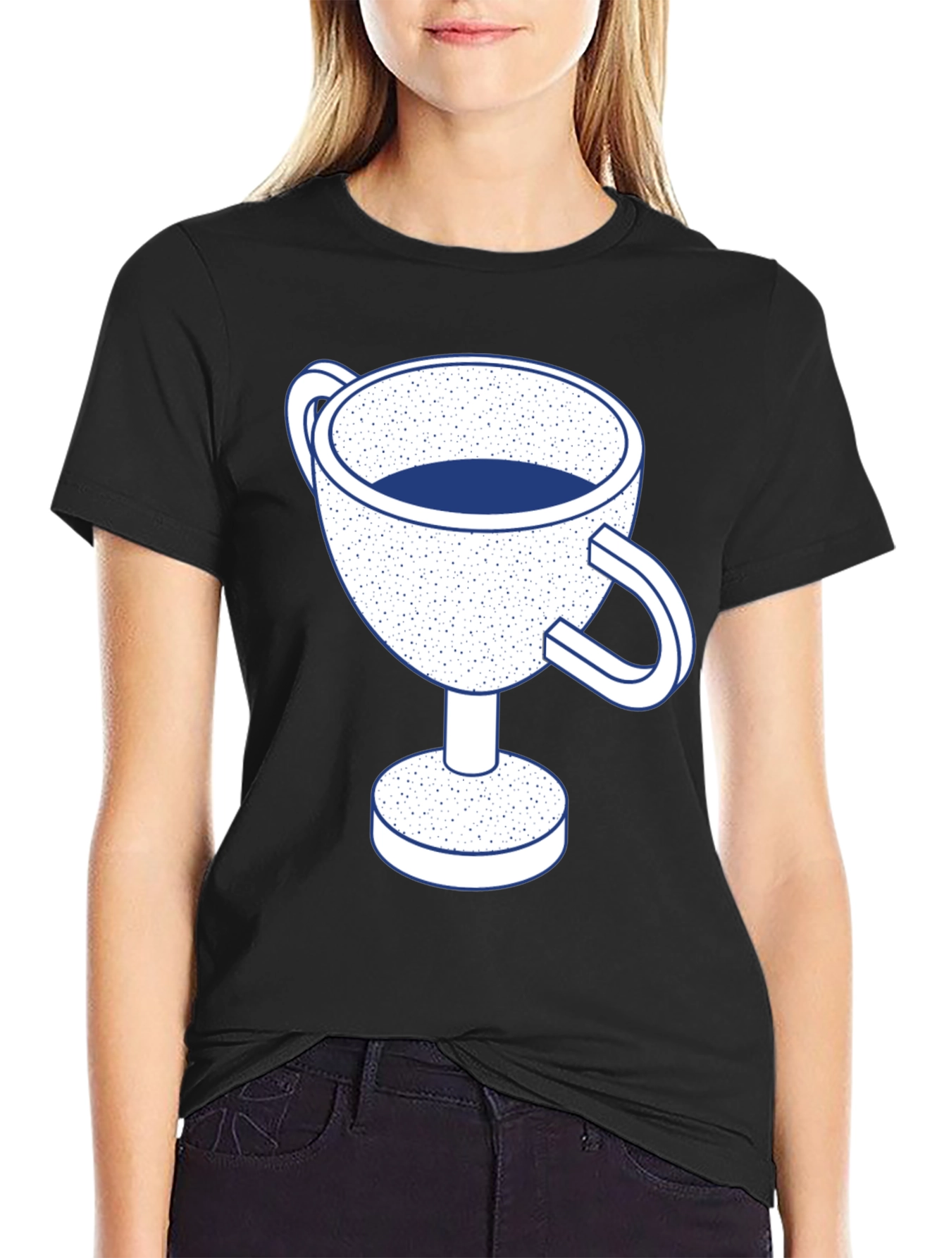 Trophy Graphic Tee - Unique Cup Design