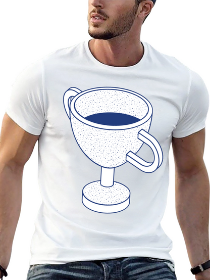 Trophy Graphic Tee - Unique Cup Design