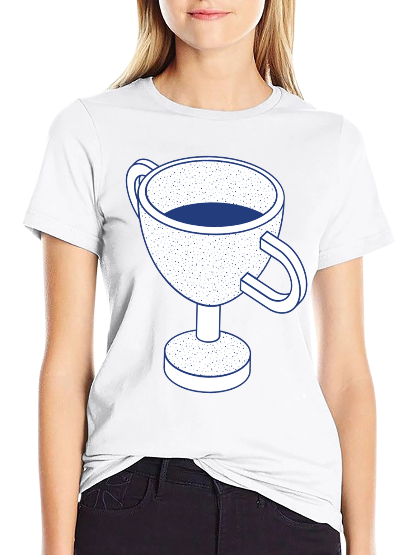 Trophy Graphic Tee - Unique Cup Design