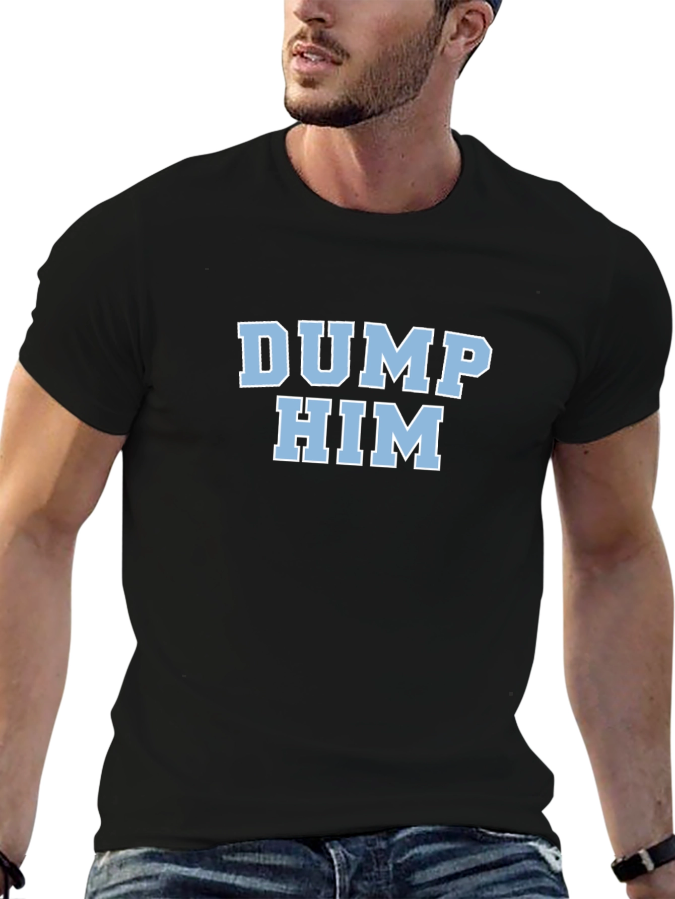 DUMP HIM Graphic Tee - Trendy & Casual