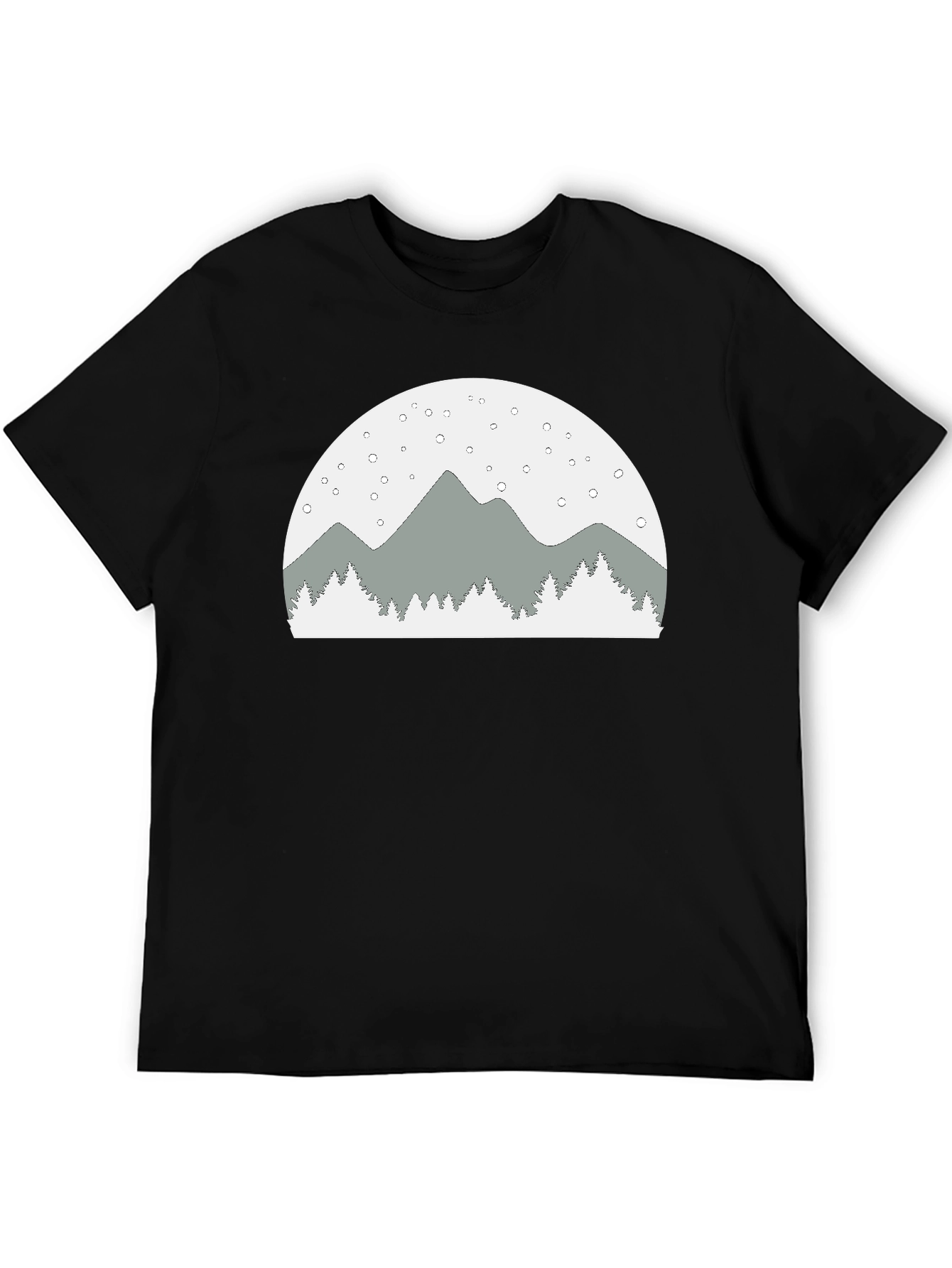 Mountain Scene Graphic Tee - Relaxed Fit