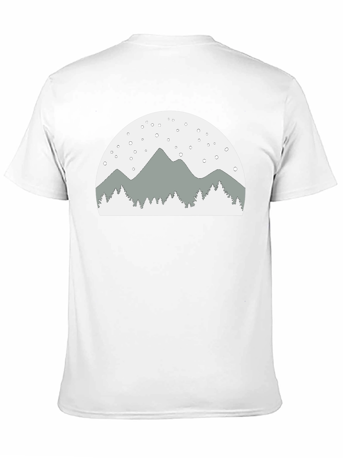 Mountain Scene Graphic Tee - Relaxed Fit