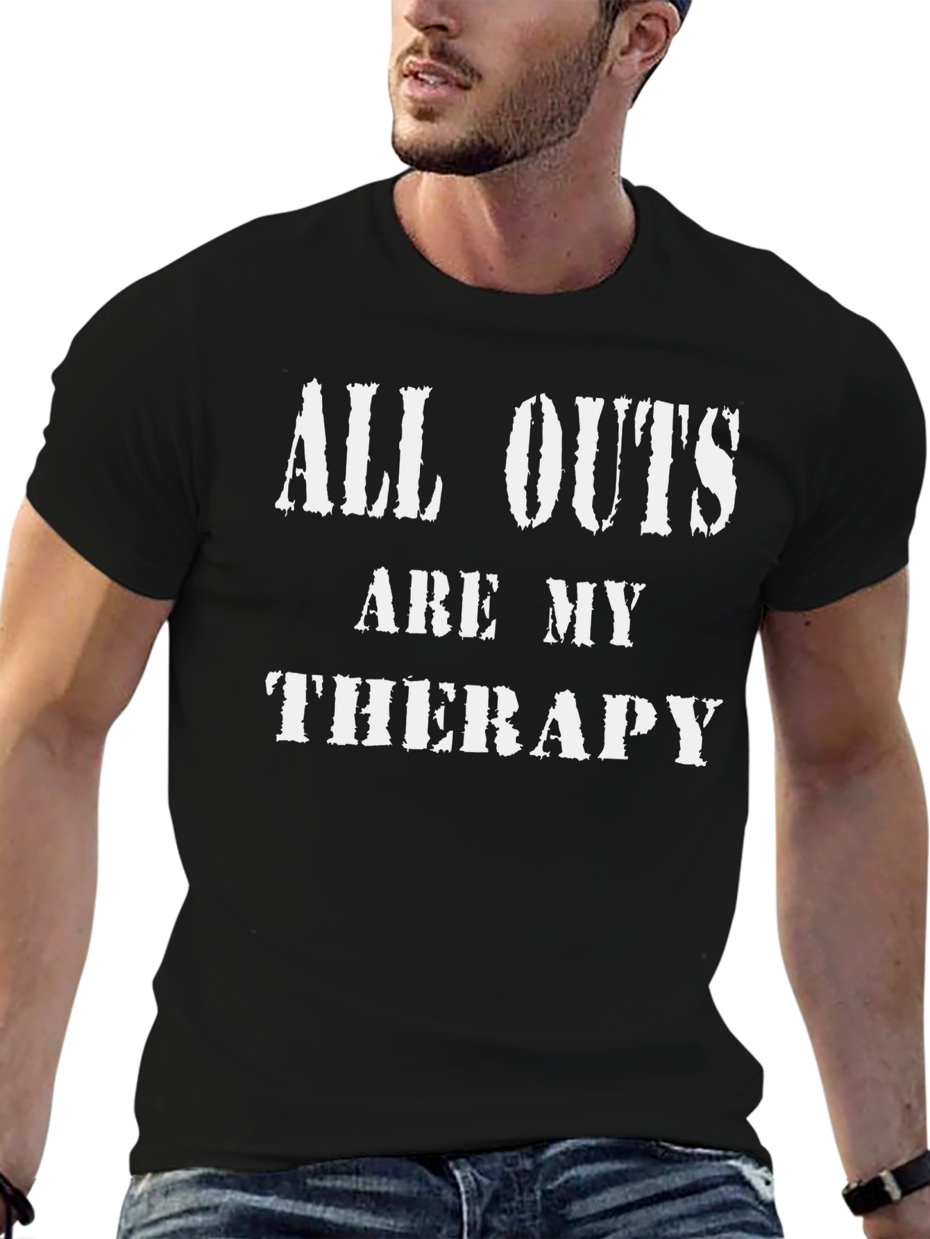 All Outs Are My Therapy Graphic Tee