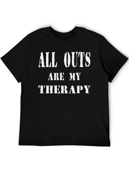 All Outs Are My Therapy Graphic Tee