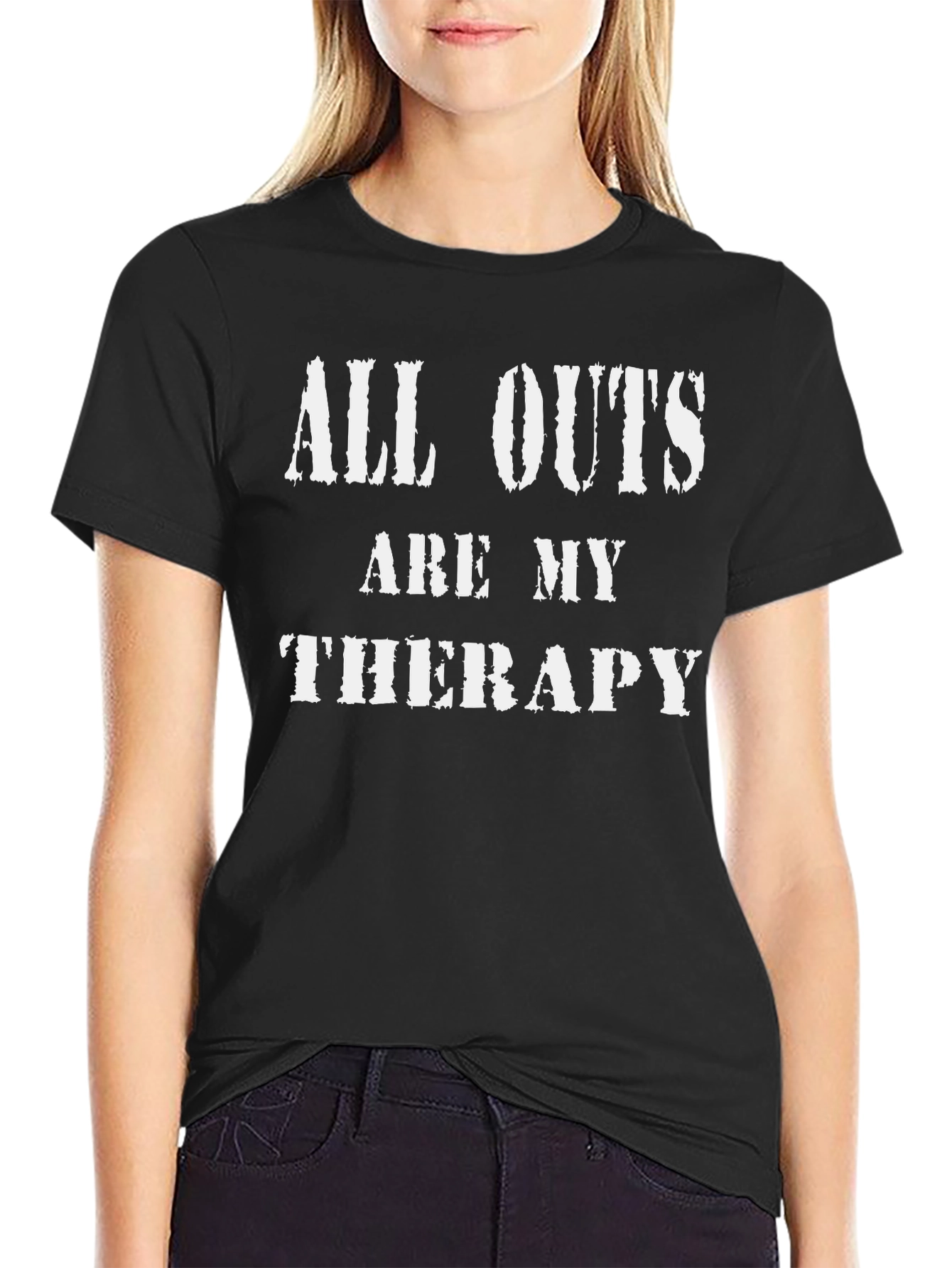 All Outs Are My Therapy Graphic Tee