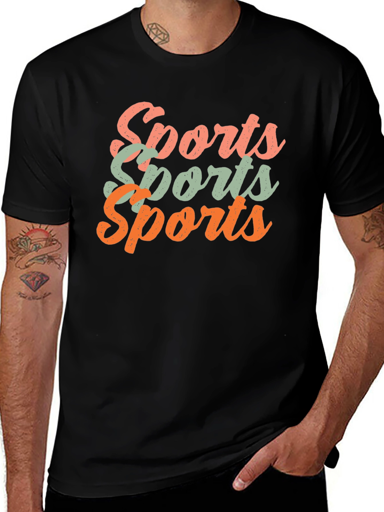 Retro Sports T-Shirt - Fun Graphic Tee