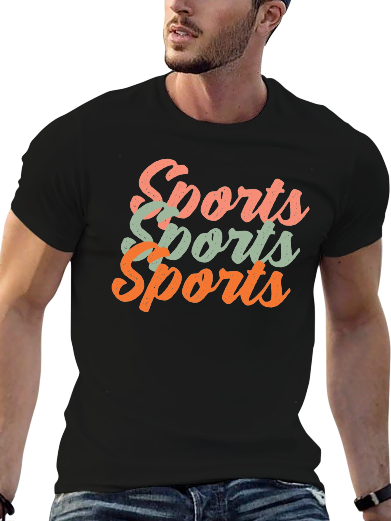 Retro Sports T-Shirt - Fun Graphic Tee