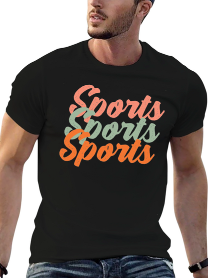 Retro Sports T-Shirt - Fun Graphic Tee