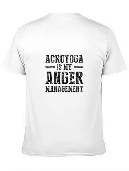 AcroYoga Anger Management Black T-Shirt
