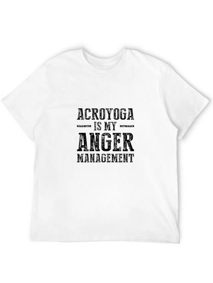 AcroYoga Anger Management Black T-Shirt