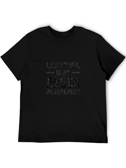 AcroYoga Anger Management Black T-Shirt