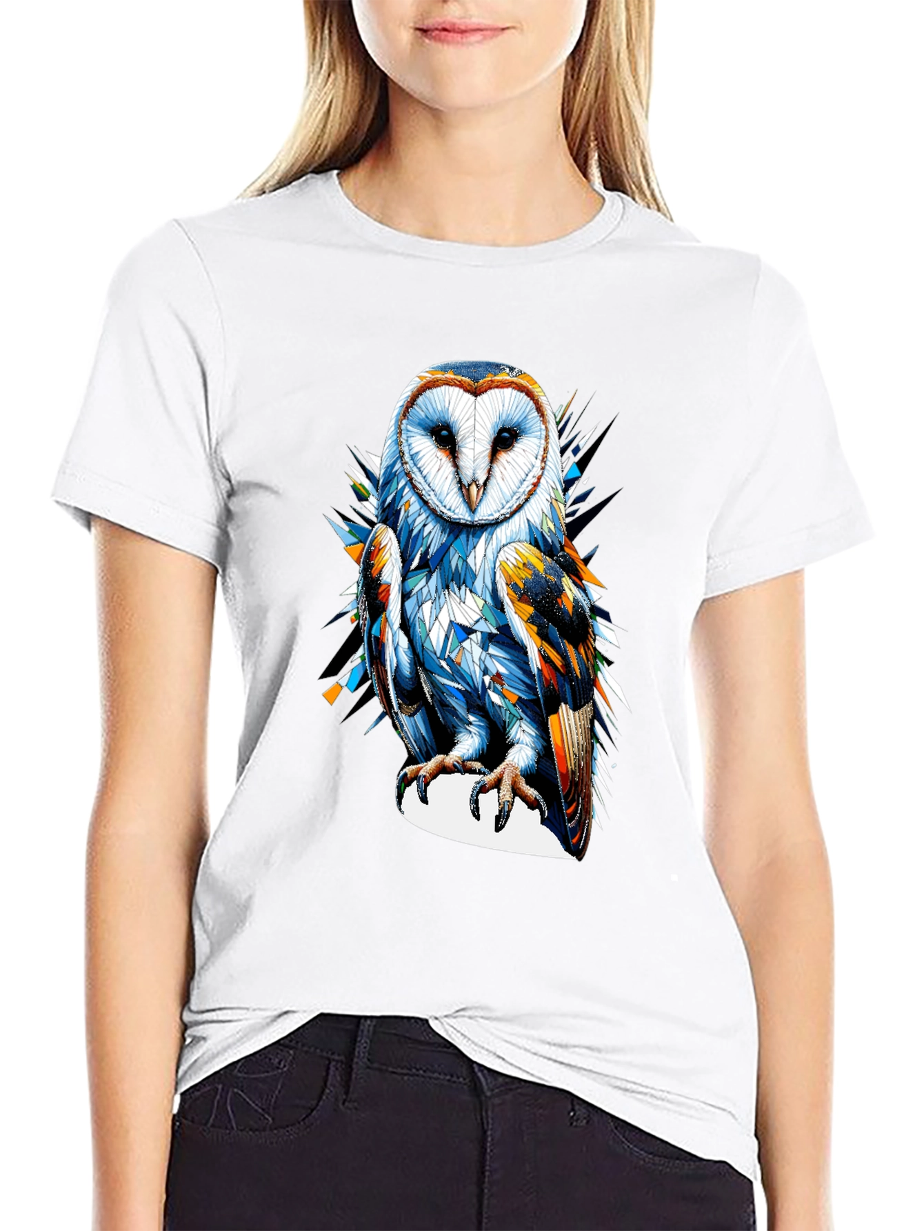 Owl Graphic Tee - Mens Black T-Shirt