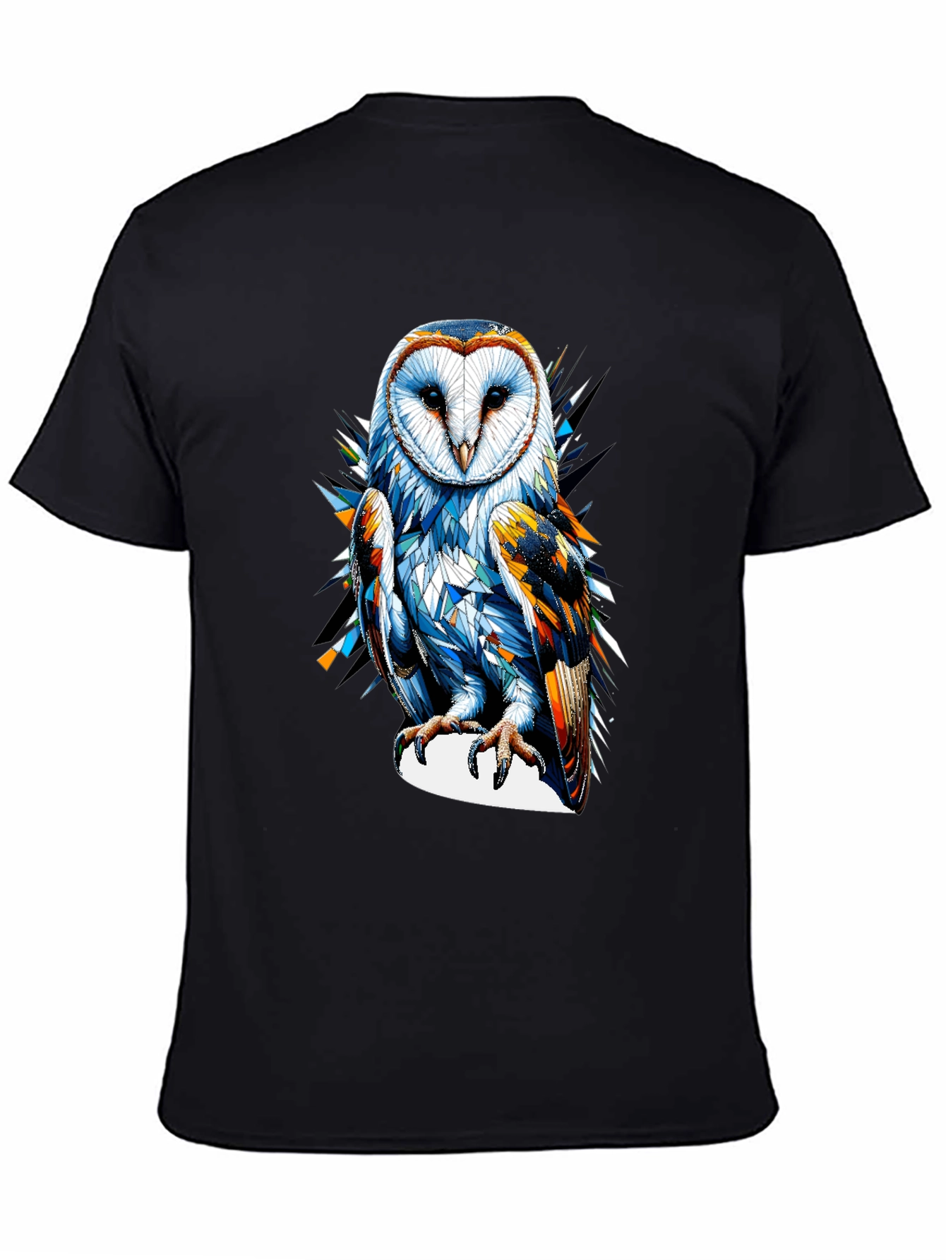 Owl Graphic Tee - Mens Black T-Shirt