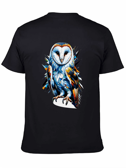 Owl Graphic Tee - Mens Black T-Shirt
