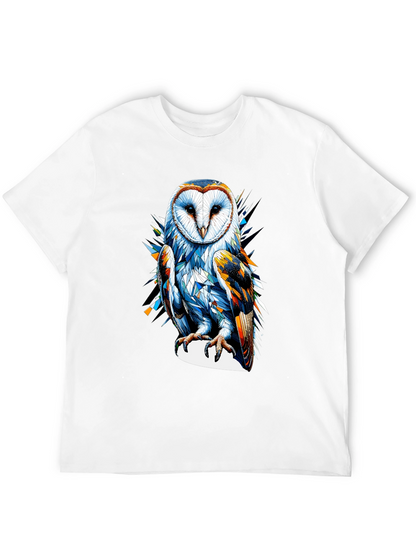 Owl Graphic Tee - Mens Black T-Shirt
