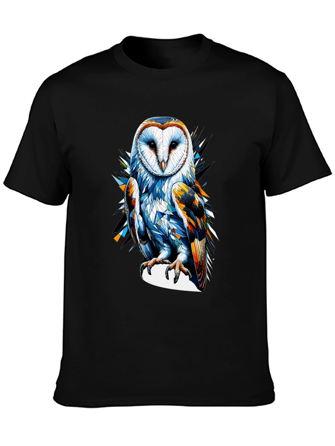 Owl Graphic Tee - Mens Black T-Shirt