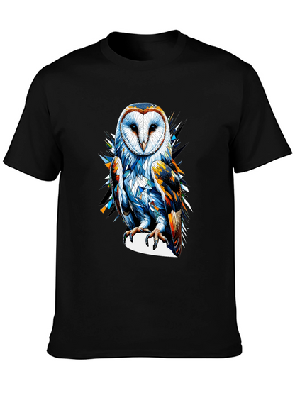 Owl Graphic Tee - Mens Black T-Shirt