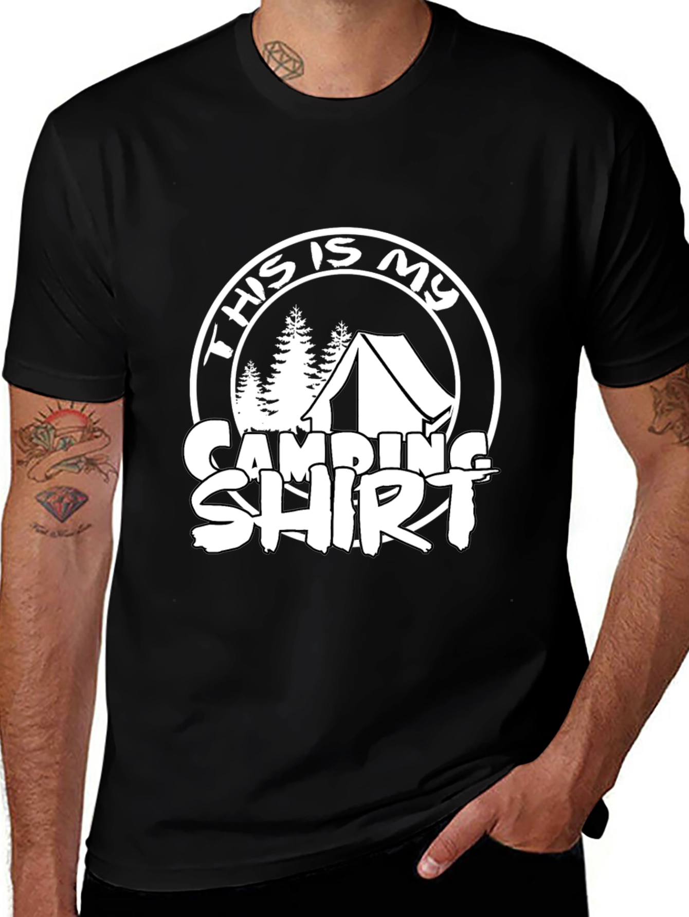 Camping T-Shirt - This is My Camping Shirt Design