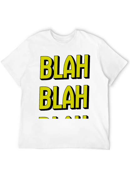 Blah Blah Graphic Tee - Funny Mens T-Shirt