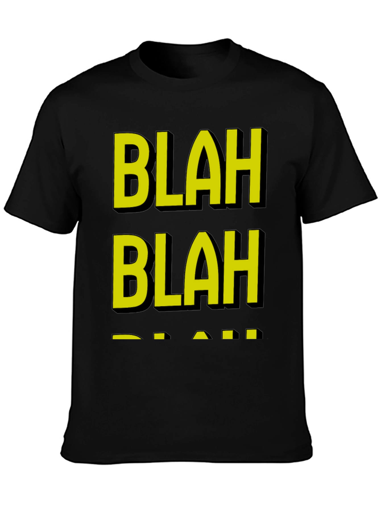 Blah Blah Graphic Tee - Funny Mens T-Shirt