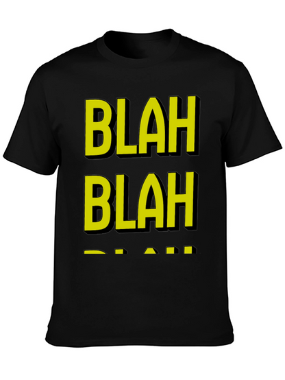 Blah Blah Graphic Tee - Funny Mens T-Shirt