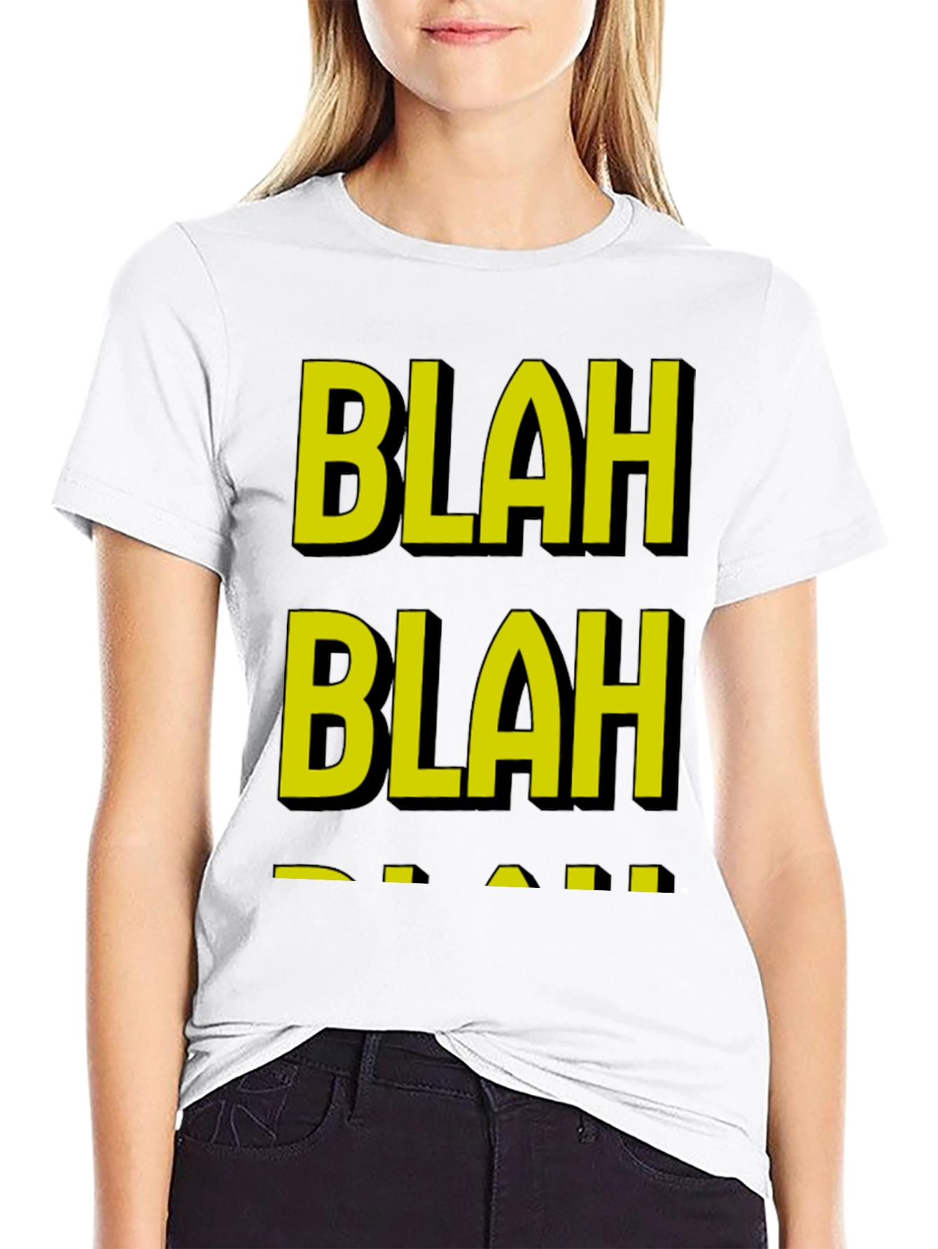 Blah Blah Graphic Tee - Funny Mens T-Shirt