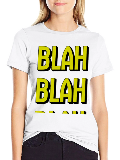 Blah Blah Graphic Tee - Funny Mens T-Shirt