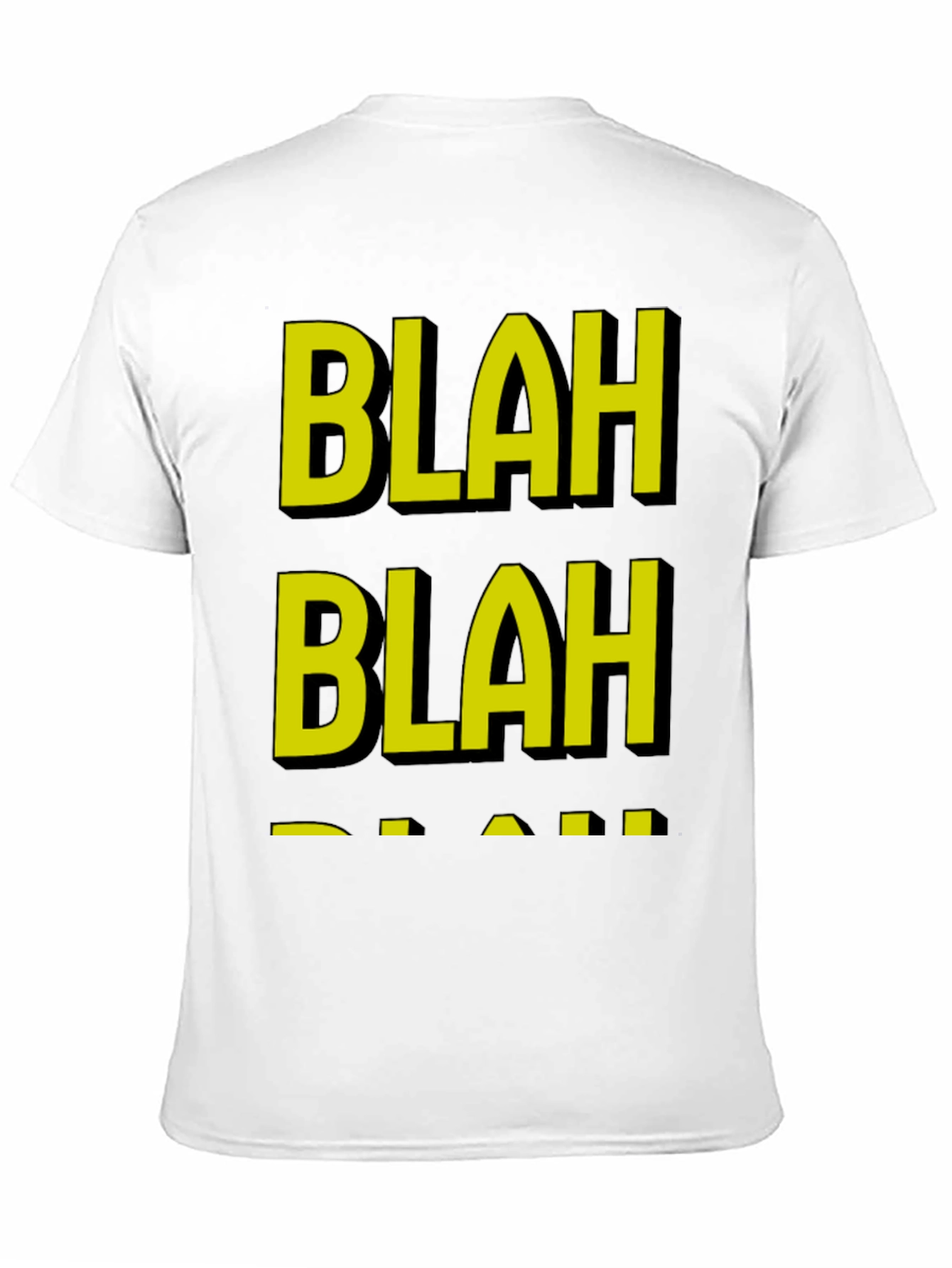 Blah Blah Graphic Tee - Funny Mens T-Shirt
