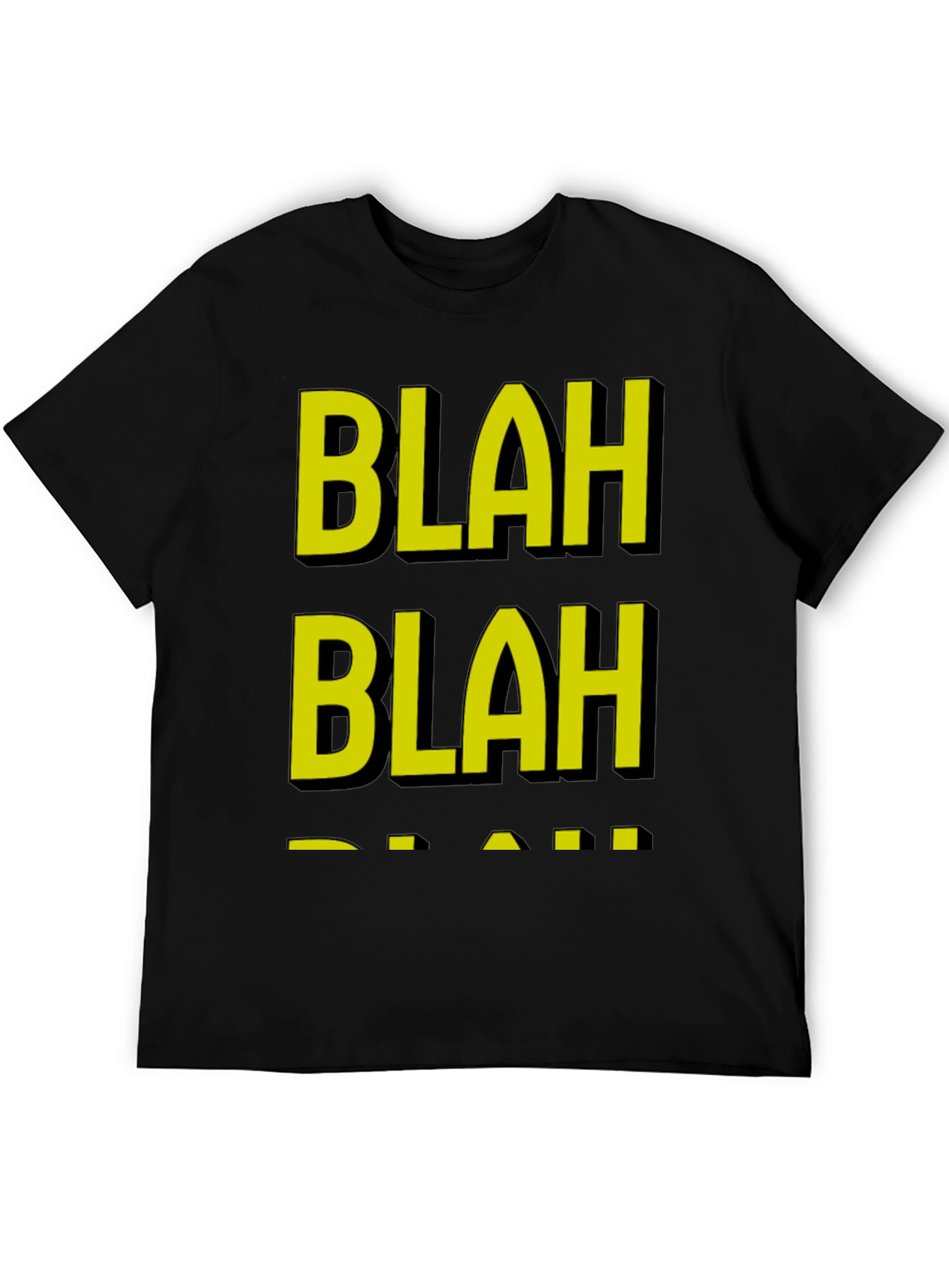 Blah Blah Graphic Tee - Funny Mens T-Shirt