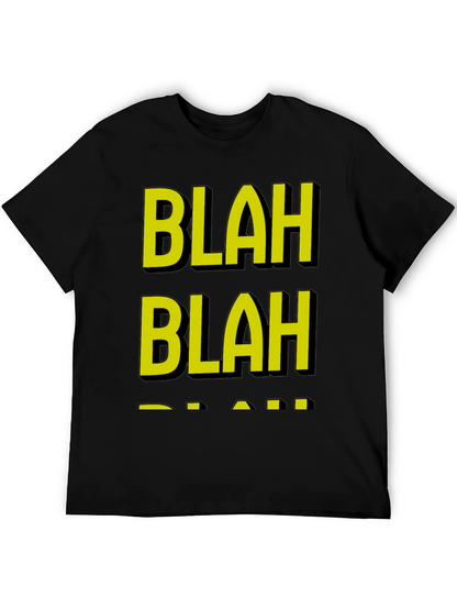 Blah Blah Graphic Tee - Funny Mens T-Shirt