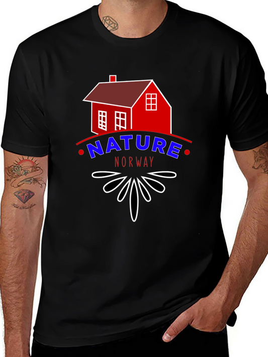 Nature Norway Tee - Cabin Graphic