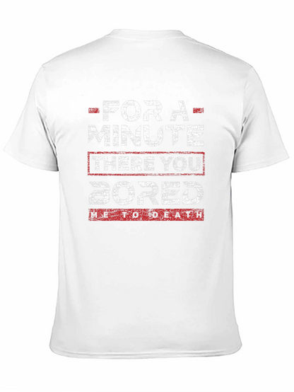 Funny Bored To Death Graphic T-Shirt