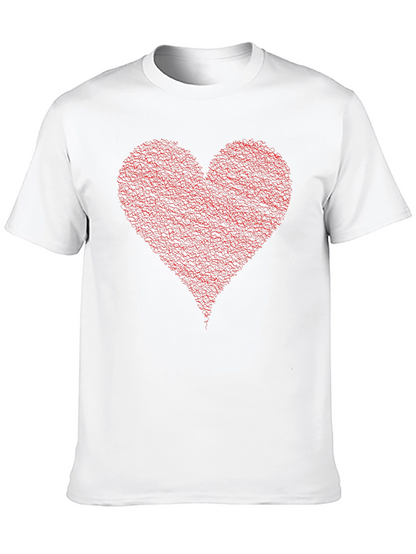 Red Heart Graphic Black Tee