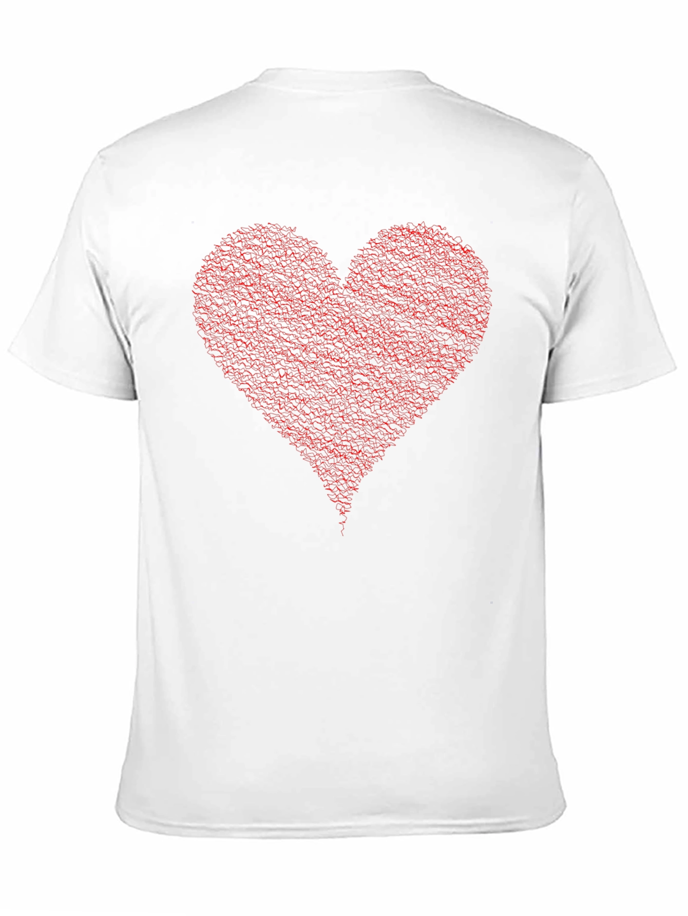 Red Heart Graphic Black Tee