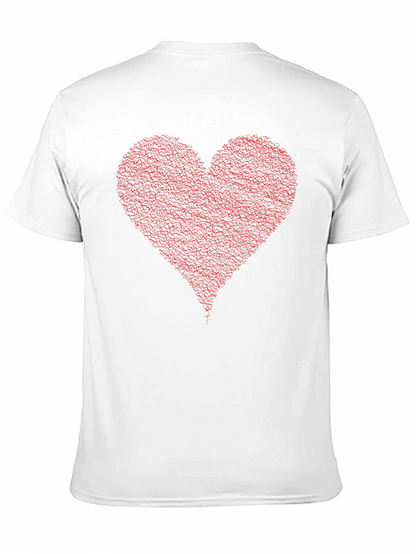Red Heart Graphic Black Tee