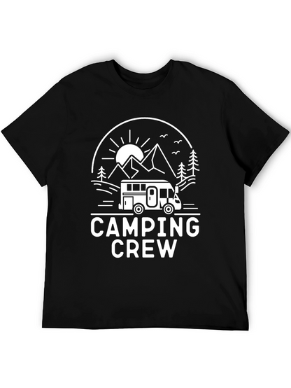Camping Crew Black T-Shirt